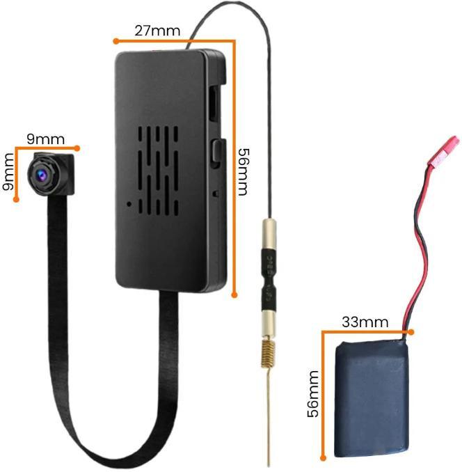 ORLLO C2 Pro Mini Hidden Wi-Fi Camera Full HD 1080p Motion Detection