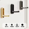 1Pc Invisible Folding Coat Hook Into The Door Porch Single Bathroom Shoe Cabinet Clothes Hook Punching Fixed Wall Hanging No Punching