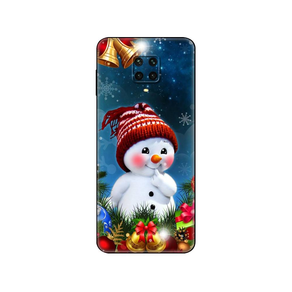 Black tpu Case For Xiaomi Redmi 7A 8 8A 9 9A 9C Case Redmi Note 8T 8 Pro T Note 9 9S 9 Pro Case Christmas New Year