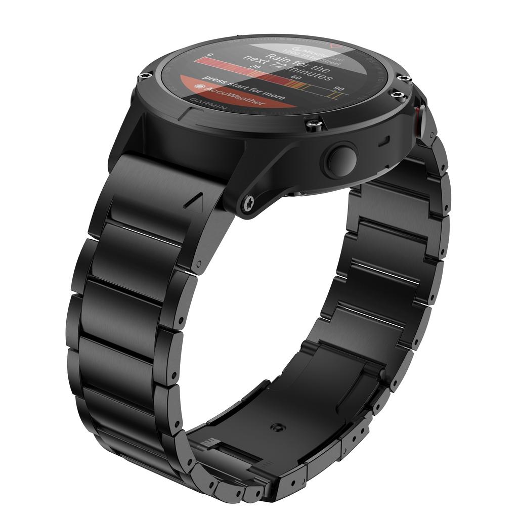 22 26mm Titanium Alloy Band for Garmin Fenix 6X Pro/6X/5X/5X Plus/7X Watchband for Tactix 7/Descent MK2/Instinct 1/2 Bracelet