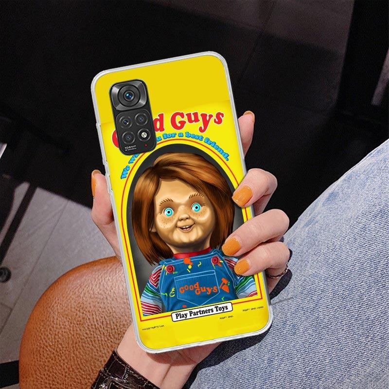 Chucky Kinderspiel Handyhülle für Xiaomi Redmi Note 15 14 13 12S 12 11 Pro Plus 14S 11S 11E 10 10S 11T 5G Personalisierte Hülle