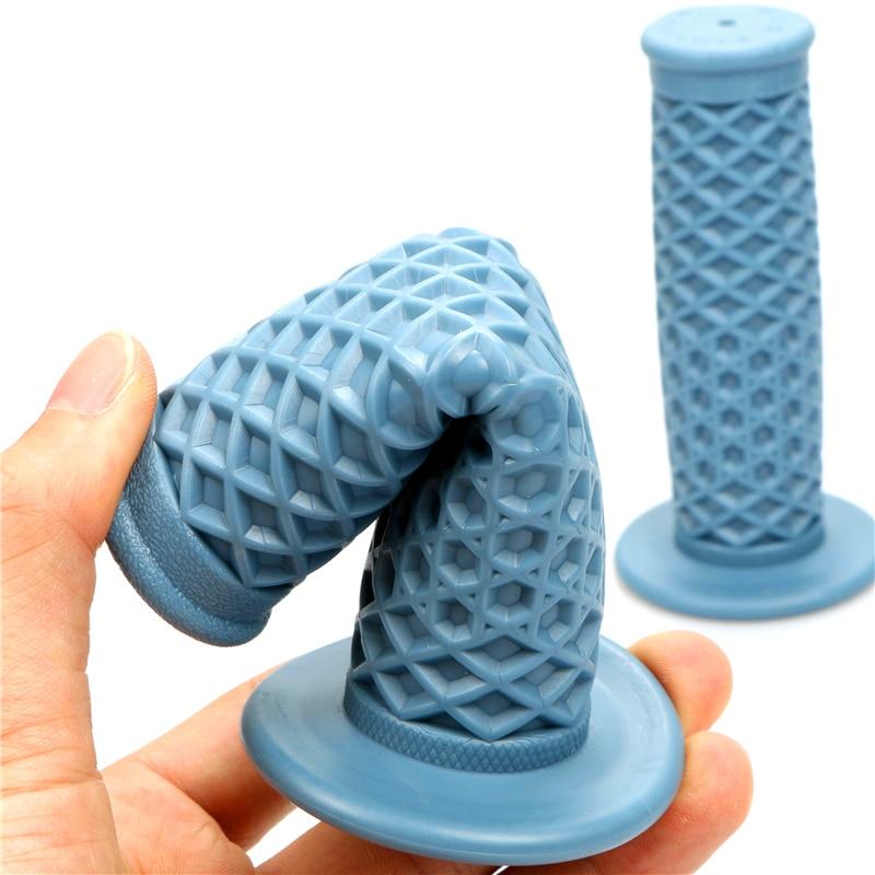1 Pair Universal 22MM Classic Vintage Motorbike Grips Cover forHarley forYamaha Vintage Scooter Motorbike Handle Rubber Sleeve Kit