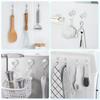 2 Pcs Removable Suction Cup Hooks Transparent Plastic Shower Suction Hooks Multi-Functional Shower Use Strong Hold Towel Hook