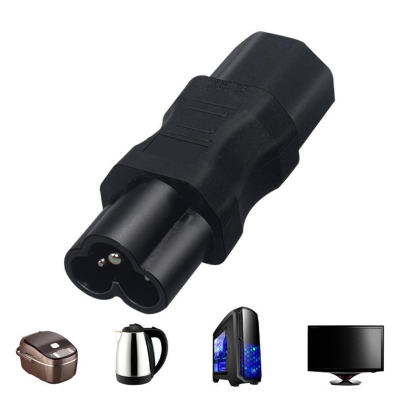 IEC320 C15 To C6 Cloverleaf Power Adapter PDU Male To IEC320 C15 Female Power Adapter Converters C6 To C15 Power Adapter