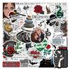 50 Vintage Character Stickers: Alchemised Hermione & Draco from Forbidden Love Novel
