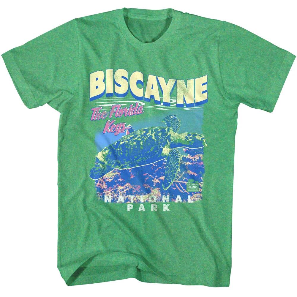 

Sea Turtle Biscayne Florida Keys Men s T Shirt National Park Coral Reef 4XL