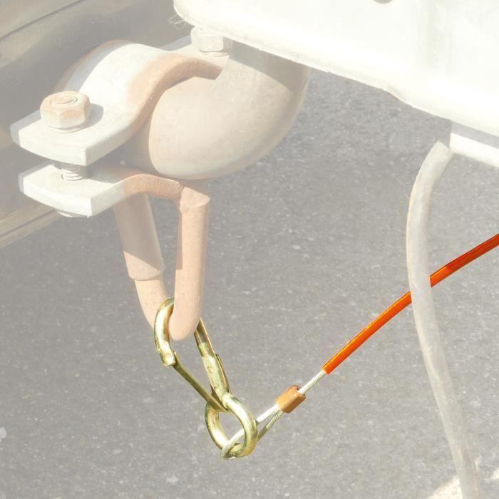 Câble de frein de sécurité - CARPOINT - 0438116 - 100 cm - 1500n/150 kg