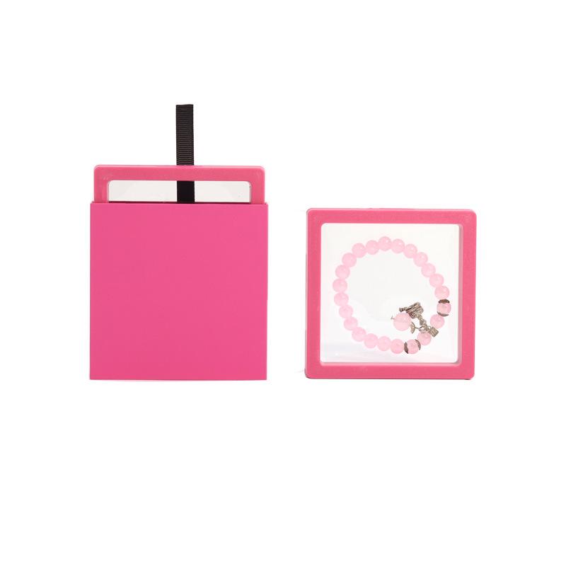 Jewelry Storage Box: Transparent PE Film Display for Necklaces & Earrings