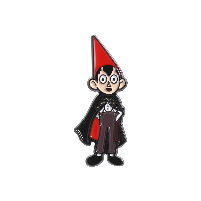 Cartoon-Figur Emaille-Anstecknadeln Custom Dark Fairy Tale Animation Broschen Reversabzeichen Kleidung Lustiger Schmuck Geschenk für Kinder Freunde
