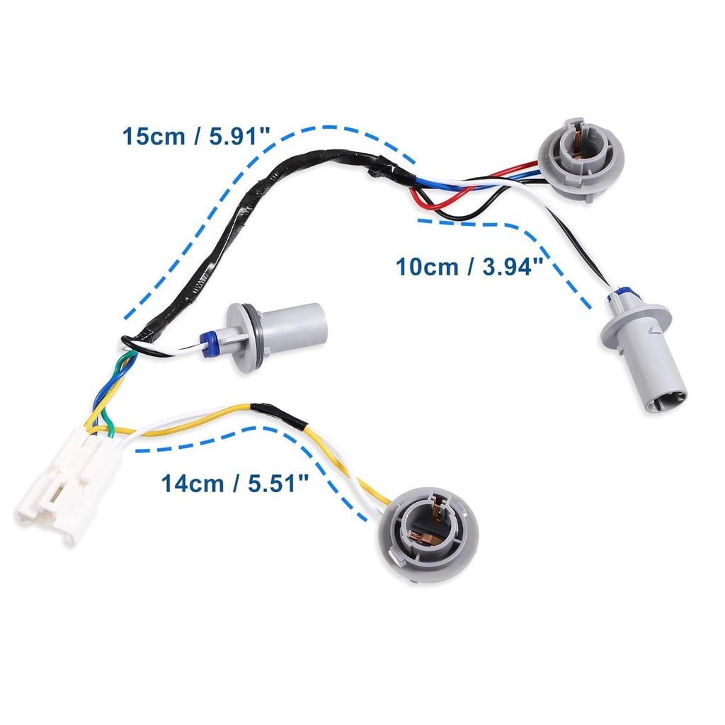 92450-3Q000 Tail Lamp Holder and Wiring Harness for Hyundai Sonata Sedan 2.0L 2.4L 2011-2014 Rear Tail Light Lamp Wiring Harness Socket Holder and
