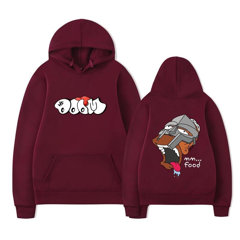 Mf Doom Rappeur Sweats à capuche Impression Anime Ensemble Vêtements Homme
