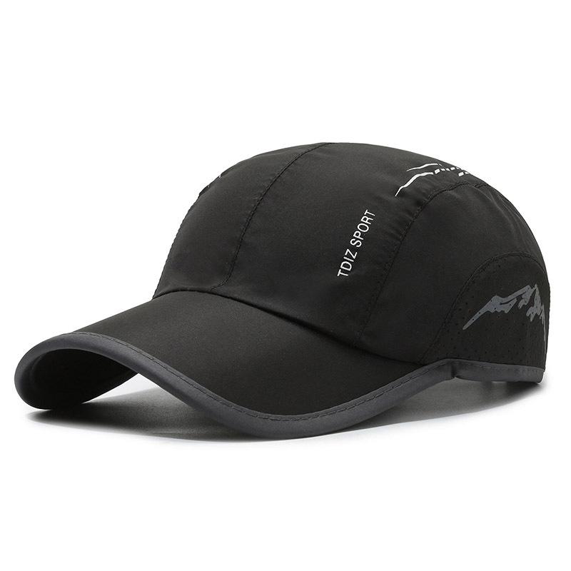 Tdiz Embroidery Letters Sport Baseball Caps Men Summer Outdoor Shade Breathable