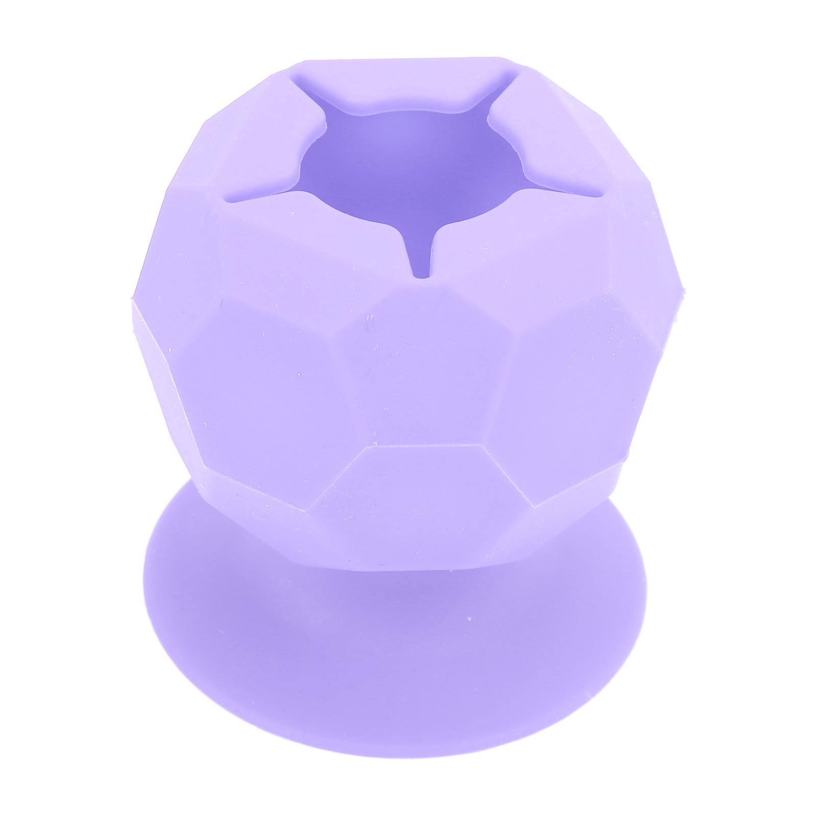 

Портативный студенческий силиконовый присоска для сбора отходов, сделанный вручную, виниловый мяч для сбора отходов фиолетовый