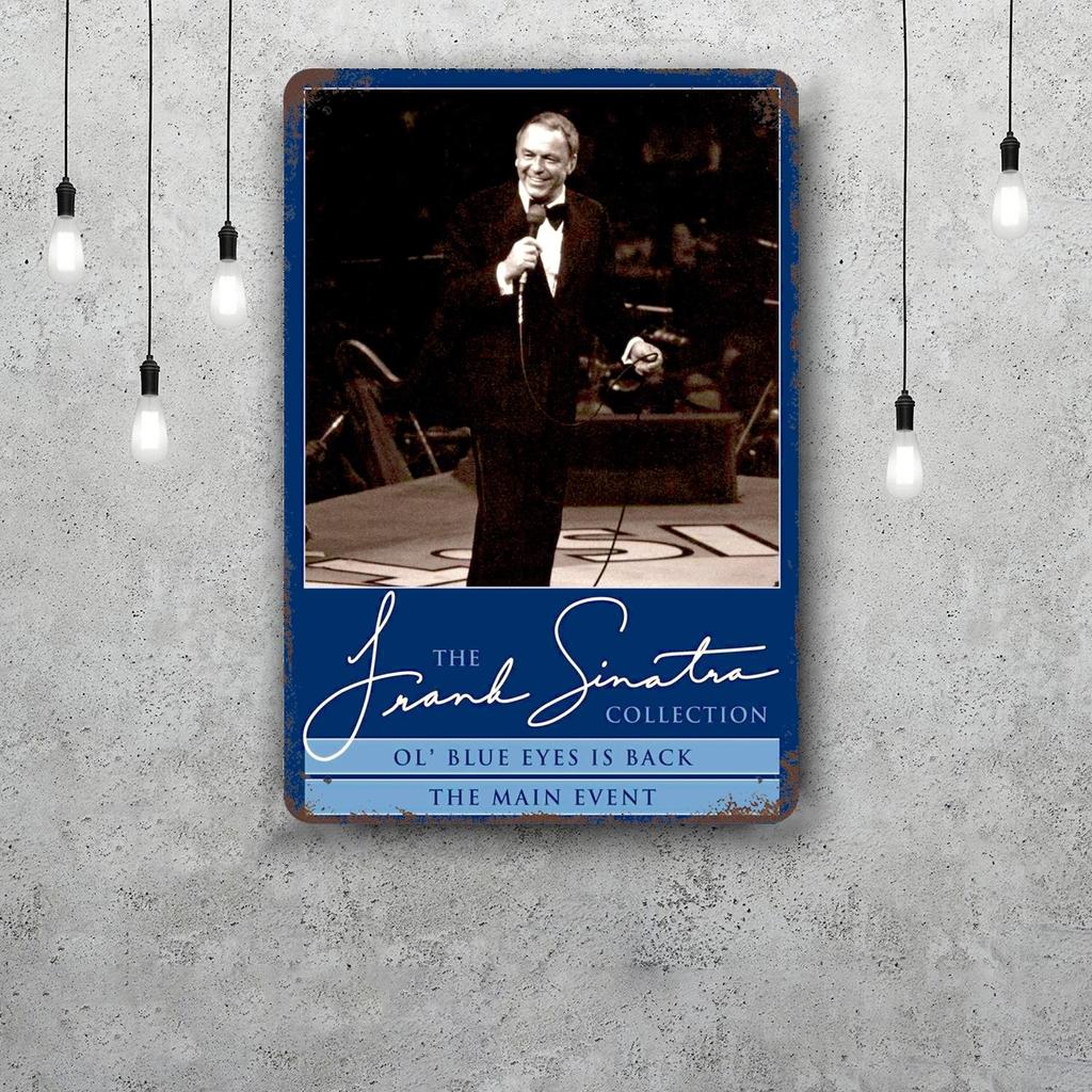 Frank Sinatra Retro Vintage Tin Sign Poster Decorative Plaque Metal Plate Wall Decor