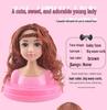 Hair Styling Barbie Doll Set: Half-body Princess Makeup Toy for Girls