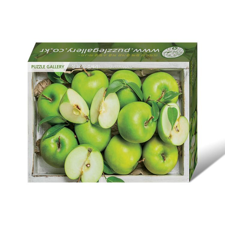500 piece jigsaw puzzle - fresh green apple, popular Korean puzzle
