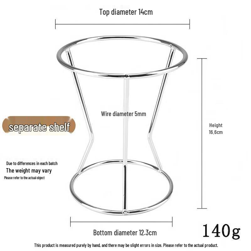 Stainless Steel Conical Dispenser Funnel with Stand