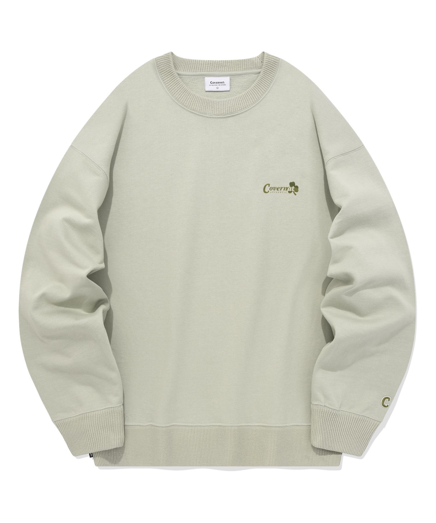 Свитшот Covernat Clover Мятный Mint/L