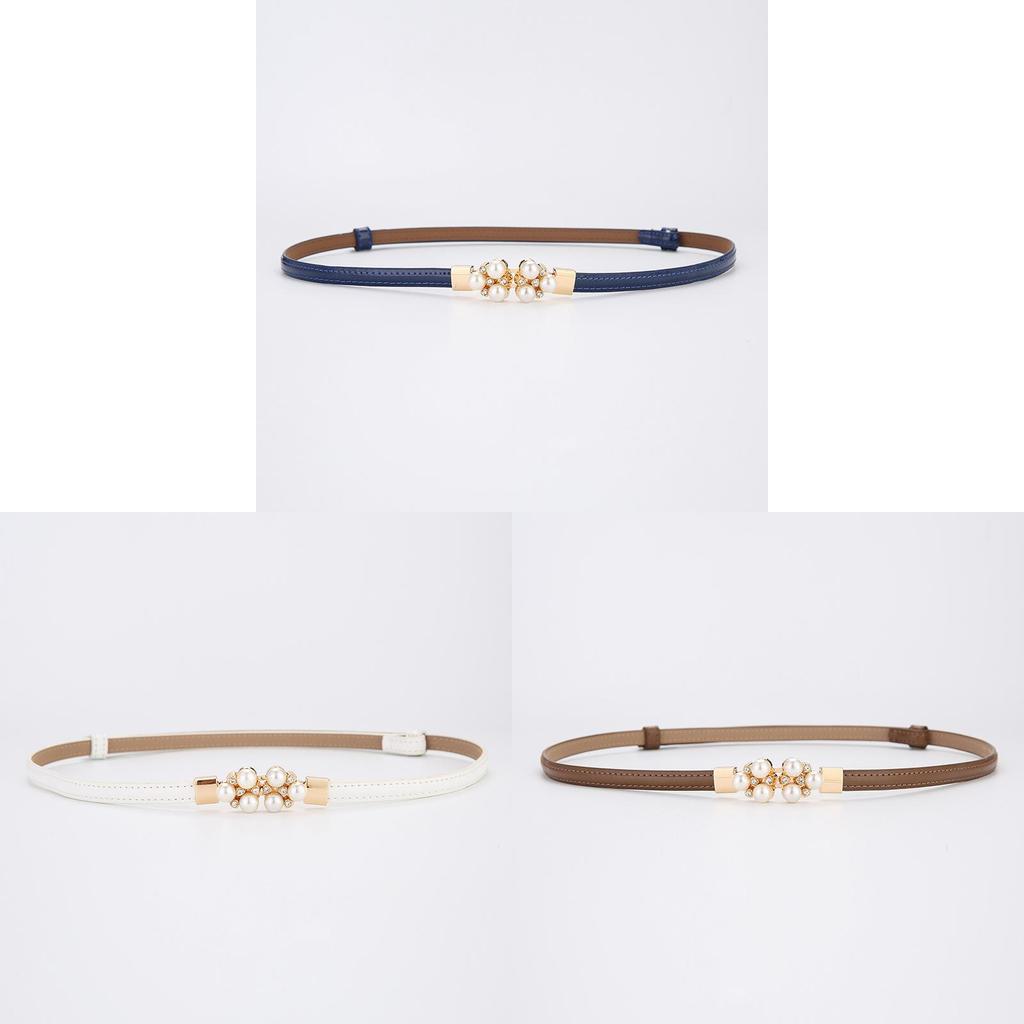 Elegant Leather Belt For Women With Alloy Buckle For Dress And Blouse Styling