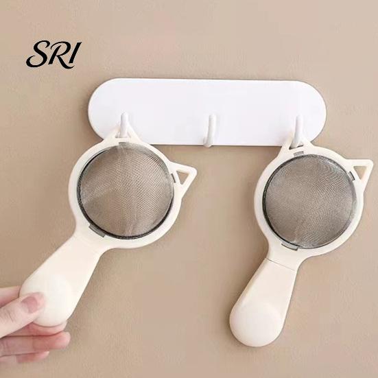 Food Grade Stainless Steel Sifter Strainer Spoon Fine Mesh with Long Handle Sieve Tool Baking Handheld Kitchen for Flour Powdered Sugar Cocoa