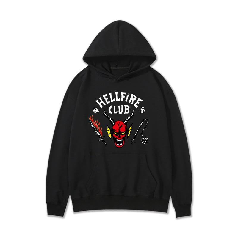 Beliebte Stranger Things Freizeitkleidung Grafik-Hoodies