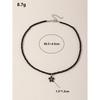 1pc Dainty Flower Charm Beaded Necklace, Perfect for Valentines & Everyday Sweet Style