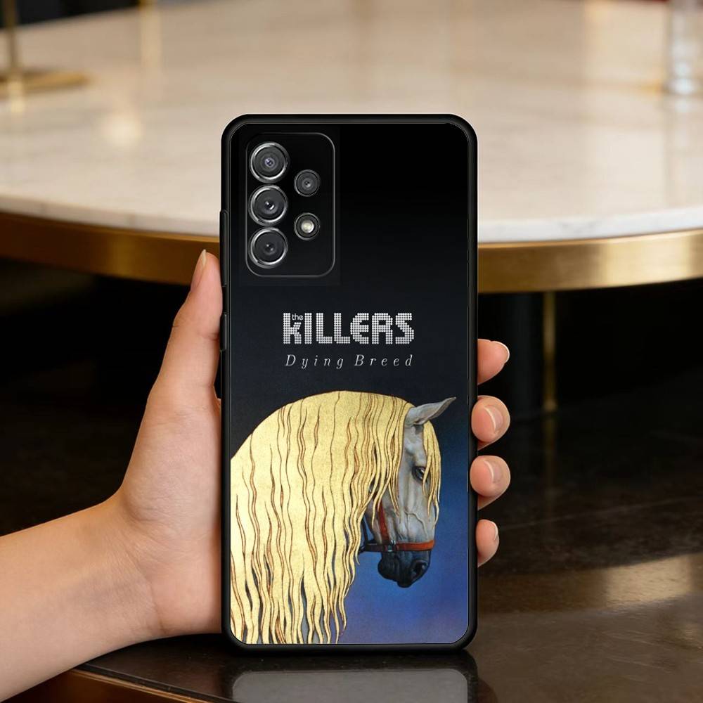 

B-Band T-The K-Killers Phone Case For Samsung Galaxy A73,A72,A71,A70,A53,A52,A51,Soft Silicone Black Cover Samsung a71 5g