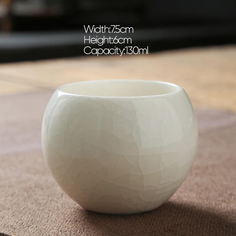 

1 чайная чашка в китайском стиле, керамическая чайная чашка, обожженная в печи, чашка для чая Кунг-фу, кофейная чашка, чашка для бабл-ти, чайная чашка, чайный сервиз, крутые чашки 130ml