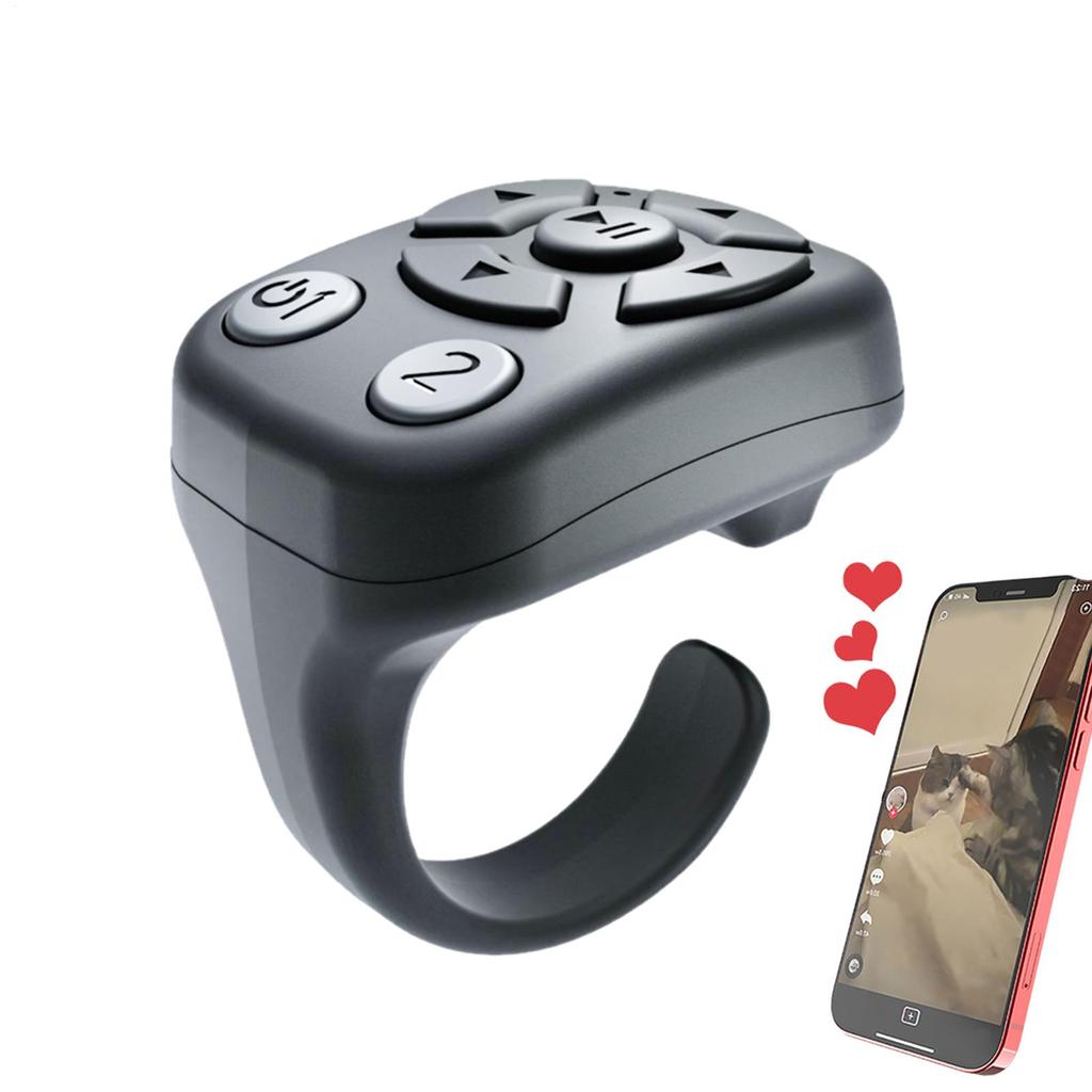 Wireless Fingertip Remote Control Ring Blue Tooth Scroller Page Turner Clicker For Phone Selfie Button Mobiles Controller