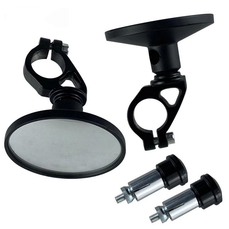 Universal Round Motorcycle Accessories Reflector Modified Electric Vehicle Reflector Rearview Mirror Handlebar Mirror