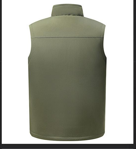 Men's Double-Sided Fleece-Lined Casual Jacket, Multi-Pocket, Dad Style for Autumn and Winter