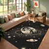 Vintage Space Planet Area Rug Carpet Altar for Living Room Gothic Decor Sofa Table Area Rug Bathroom Doormat Anti-slip Floor Mat