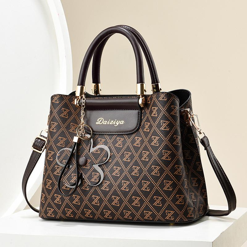 Chic Coffee Colored High-end Women s Handbag Versatile Fashionable Tote Bag Coffee