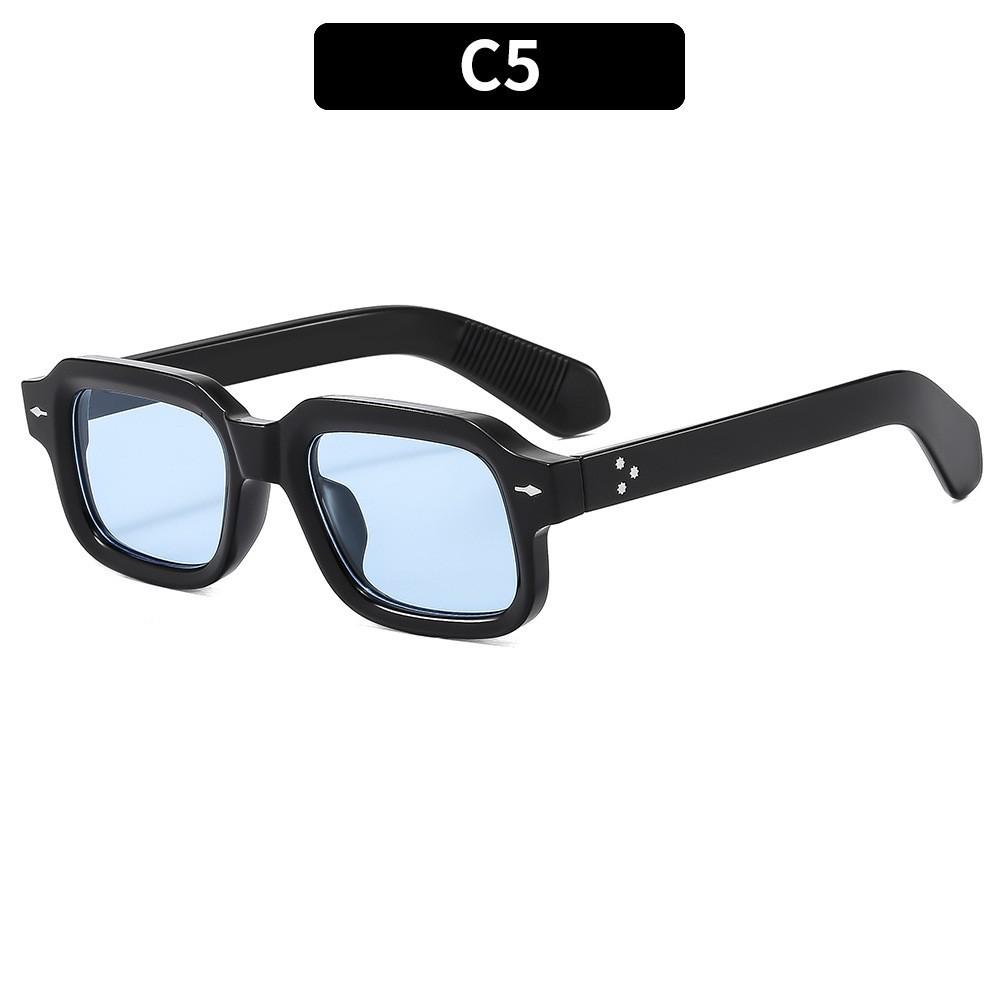 Trendy Retro Square Arrow Sunglasses - Unisex Grey