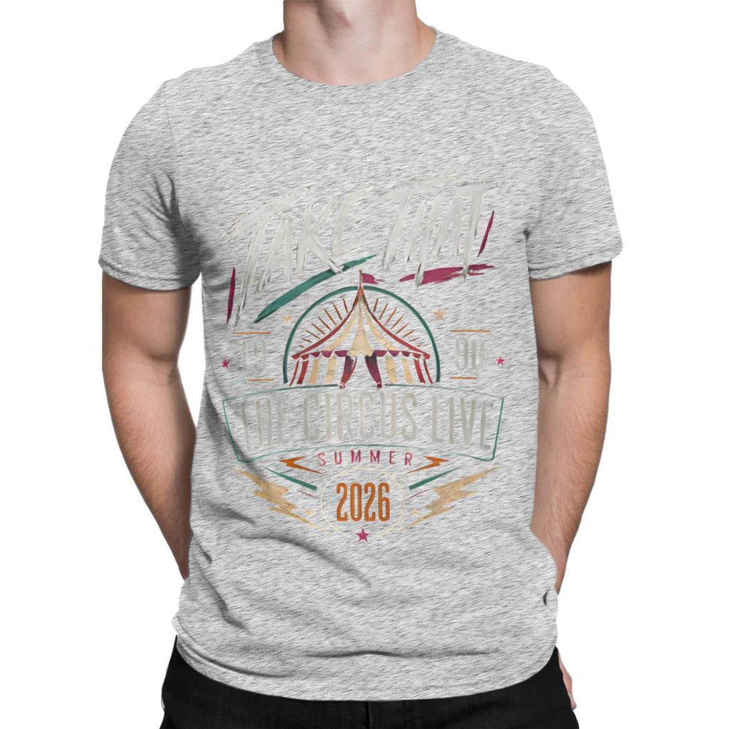 All Seasons Take That The Circus Live Tour 2026 T Shirt For Unisex Unisex Cotton Tee Shirt Short Sleeve Clothes