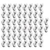 50Pcs Solar Panel Wire Clamp Stainless Steel Cable Clamp Replacement Solar Cable Fastener Organizers Easy Installation