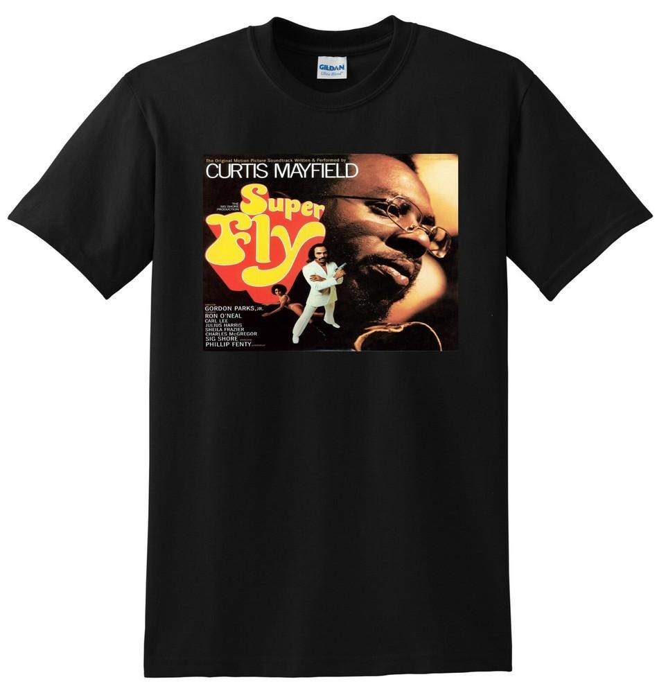 

CURTIS MAYFIELD T SHIRT superfly vinyl cd cover SMALL MEDIUM LARGE Unisex T-Shirt XXXXL
