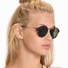 Mote Rund metallramme Speil Solbriller Kvinner Menn Retro Brand Designer Solbriller Trending UV4 Gafas De Sol Mujer