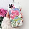 Clear Cover For Realme 8i Case RMX3151 Luxury Butterfly Love Flowers Cool Painted Phone Case For Realme Narzo 50 RMX3286 Cover