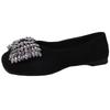 Niche design sense rhinestone bow word with cool slippers summer new girls versatile slippers