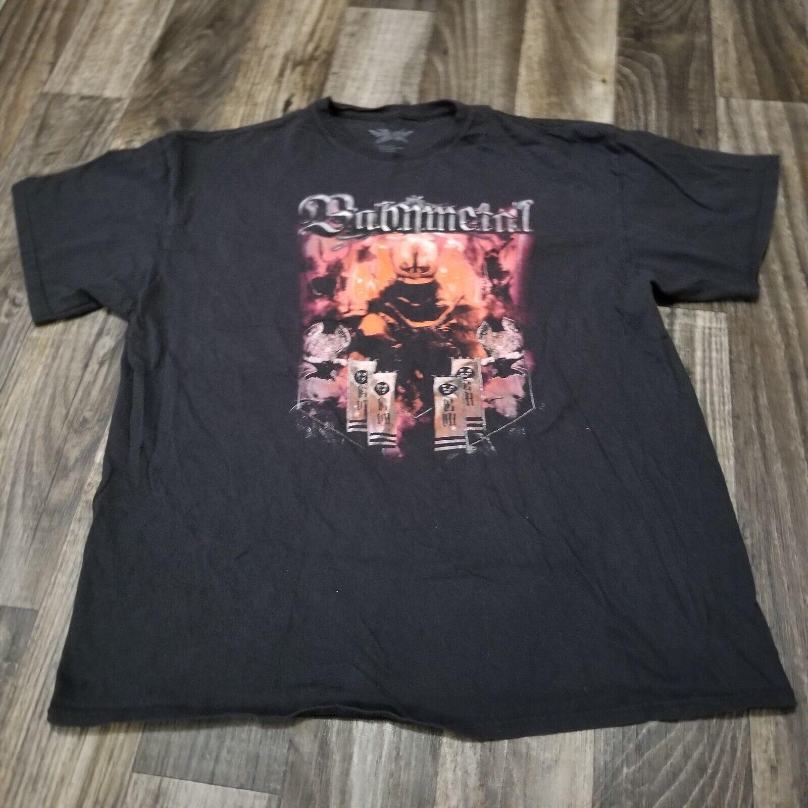 Babymetal Demon Flags Band Logo T-Shirt Size XXL Kawaii Metal Japanese Heavy Unisex T-Shirt XL