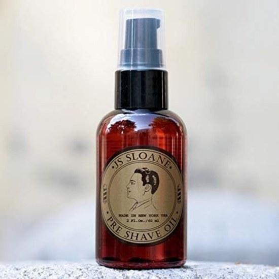 JS Sloane Pre-Shave Oil 60ml Pre-shaving Wet shaving Sensitive skin Mens base Enhances razor glide Protects reduces friction Contains argan jojoba