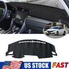 Leather Dash Mat Non-Slip Dashboard Dashmat Cover For Honda Civic 10th 2016-