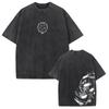 Manga Hellsing Alucard Graphic Tshirt Vintage Washed Oversized T Shirt High Quality Cotton Short Sleeve Tees Men Women Clothing