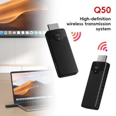 HDMI Wireless Transmitter Point-To-Point Laptop Mirroring Multiple Device Long-Distance Conference Transmission Screen Projection Device-Q50