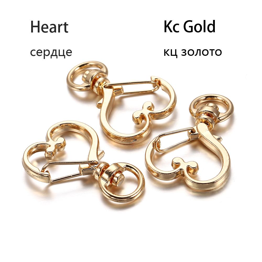 10Pcs/Lot Mix Color Keychain Moon Dog Cat Dolphins Cloud Heart Key Chain DIY For Jewelry Making Findings Accessories Supplies