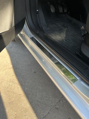 Door Sills Carmos V1 (4 Pcs, Stainless Steel) for Fiat Linea 2006-2018