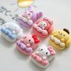 24/240PCS Cartoon cat dog donut resin accessories DIY cream glue phone case refrigerator sticker hair clip headband accessories
