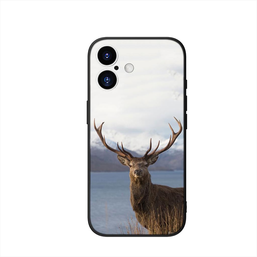 Deer Hunting Phone Cover Case for Apple iPhone 16 15 14 Plus 13 12 Mini 17 Pro Max + 16E Air 16+ ProMax Casing