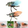 Hemoton 2pcs Realistic Cicadas Model Ornament Decor Animal Toys Models Cicadas Figurine Small Statue Fake Insect Model Cicadas Figure Model Child